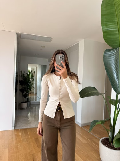 Qs Çıtçıtlı Badi - Ekru 