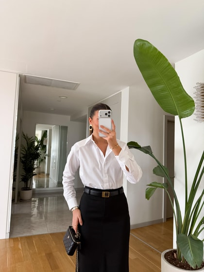 Renesa Vatkalı Basic Poplin Gömlek - Ekru