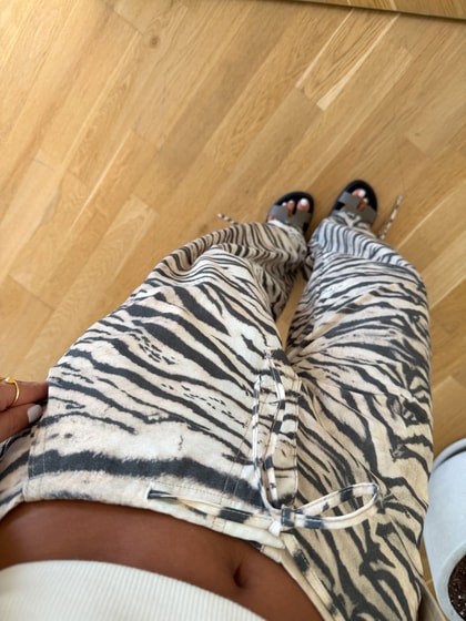 Zebra Desenli Pantolon 