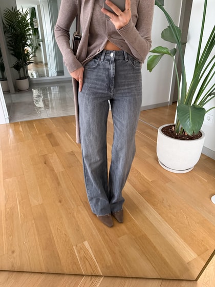 Zr Antrasit Yıkamalı Straight Jean 