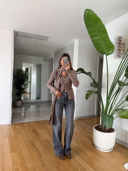 Zr Antrasit Yıkamalı Straight Jean 