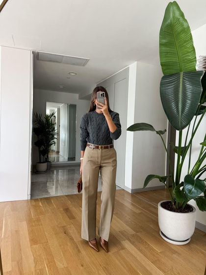 Zr Camel Canvas Pantolon 