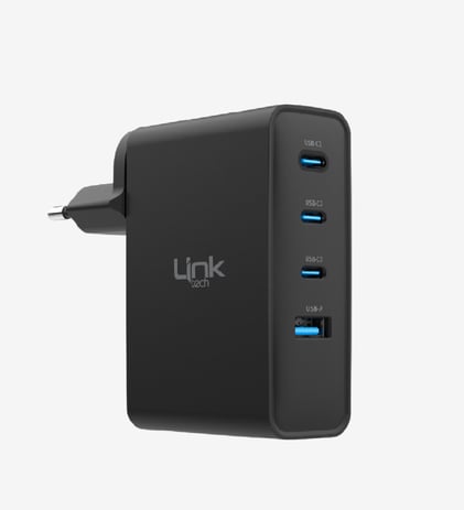 LinkTech G861 Premium 4'lü Çıkış 100W Süper SI Şarj Adaptörü