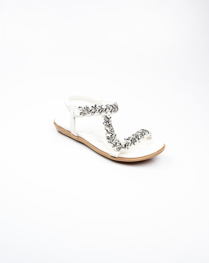 Guja 121 - 2 Beyaz Kız Çocuk Sandalet 