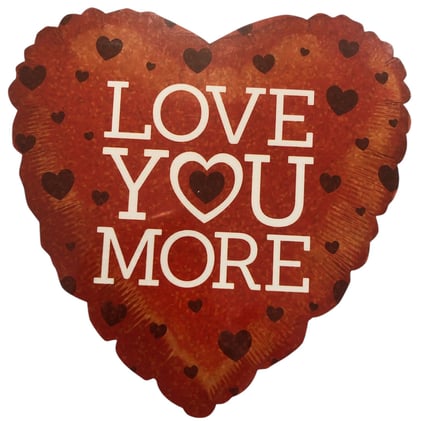 KBK Market Grabo Love You More Kalp Folyo Balon 45 cm