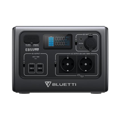 BLUETTI EB55 Taşınabilir Güç İstasyonu | 700W 537Wh