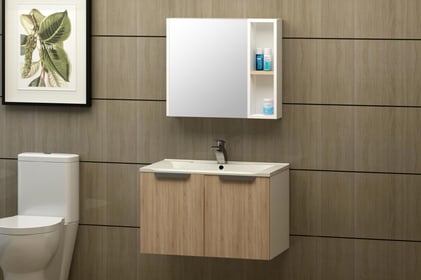 Terio 80 Cm Banyo Dolabı