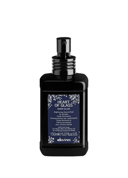 Davines Heart Of Glass Sheer Glaze - Sarı Saçlar Için Parlatıcı Termal Sprey 150 ml