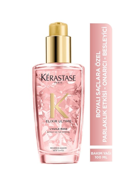 Elixir Huile Rose Saç Bakım Yağı 100 Ml 3474636624768