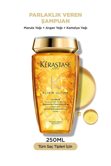 Kerastase Elixir Ultime Le Bain Parlaklık Veren Şampuan 250ml