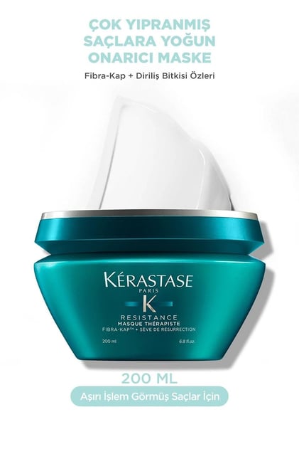 Kerastase Resistance Therapist Masque Thérapiste Çok Yıpranmış Ve Aşırı Işlem Görmüş Saçlar Için Maske
