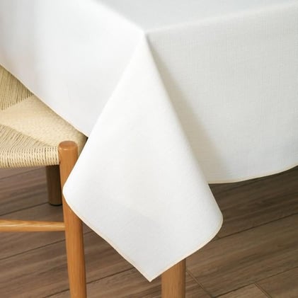 Schafer Home Bianca Keten Polyester Masa Örtüsü 160x250 Cm-Ekru