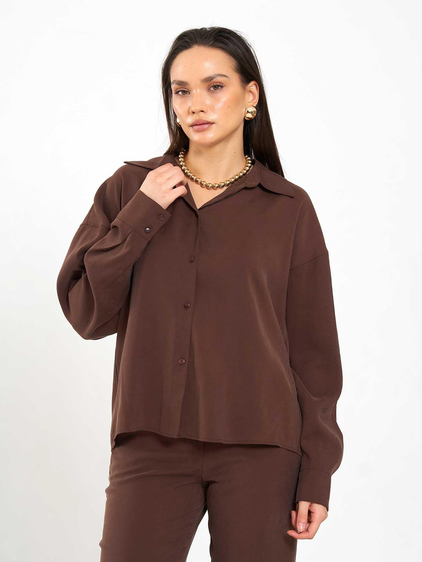 080798 Basic Gömlek Kahve