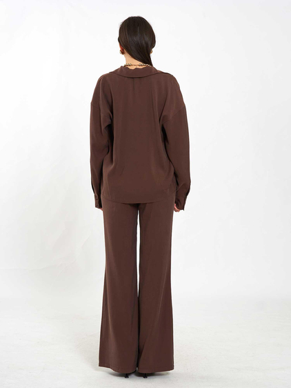 080798 Basic Gömlek Kahve