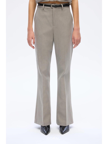 İnce Kemerli İspanyol Pantolon PNT01061 Gri