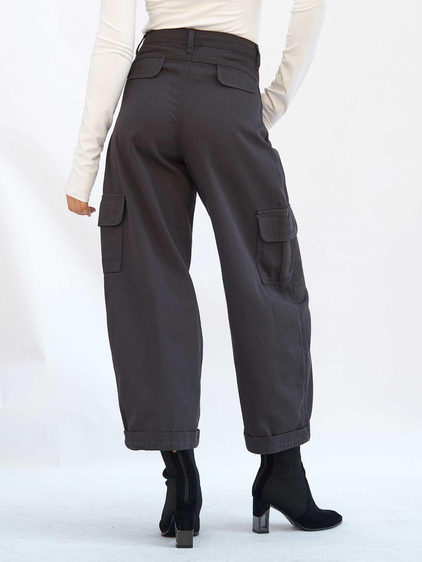 Kargo Cepli Gabardin Pantolon 031724 Antrasit