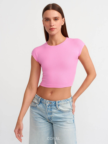 Modal ve Pamuk Karışımlı Büstiyer 30528 Pembe