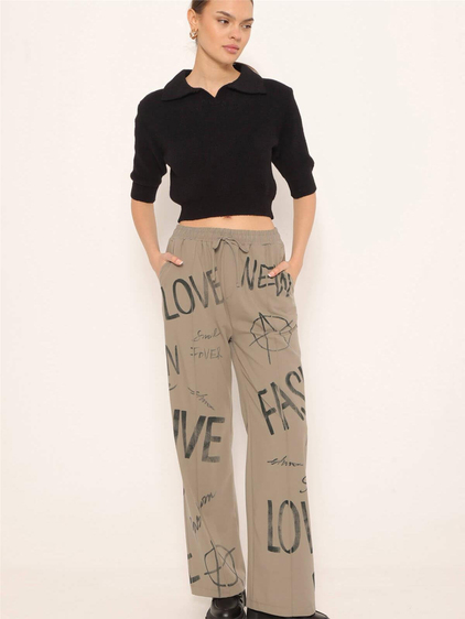 Yakalı Yumuşak Dokulu Kazak Siyah