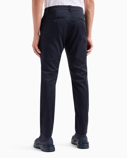 ARMANI EXCHANGE Armani Exchange Erkek Normal Bel Dar Paça Klasik Kesim Cep Detay Lacivert Pantolon 8NZP20 ZN1RZ-1583