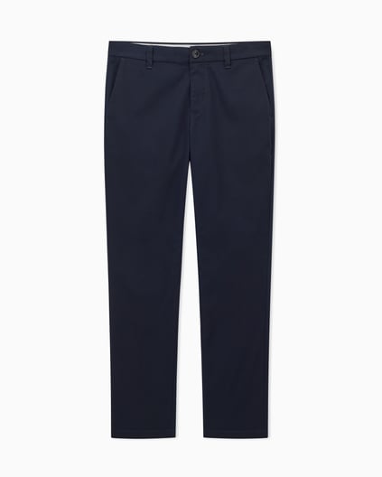ARMANI EXCHANGE Armani Exchange Erkek Normal Bel Dar Paça Klasik Kesim Cep Detay Lacivert Pantolon 8NZP20 ZN1RZ-1583
