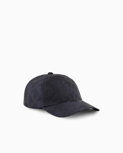 ARMANI EXCHANGE Armani Exchange Erkek Logo Detaylı Metal Tokalı Ayarlanabilir Siyah Spor Şapka XM000285 AF11895-UB101
