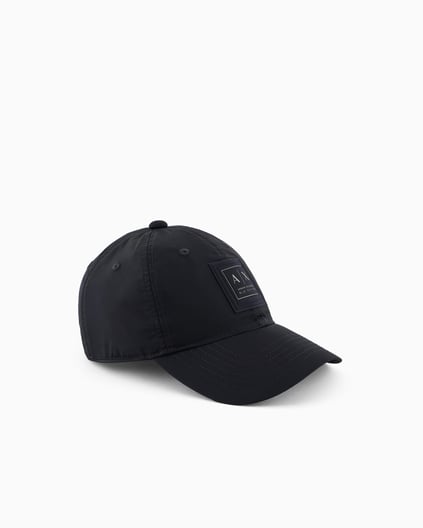 ARMANI EXCHANGE Armani Exchange Erkek Ön Tarafı Logolu Vizörlü Ayarlanabilir Siyah Spor Şapka XM000795 AF12283-UB101