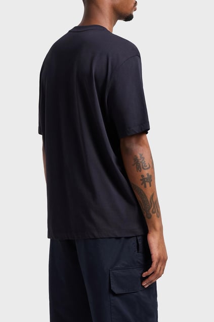 ARMANI EXCHANGE Armani Exchange Erkek Regular Fit Yuvarlak Yaka %100 Pamuklu Logo Baskılı Kısa Kollu Lacivert T-Shirt XM000276 AF12308-UB101