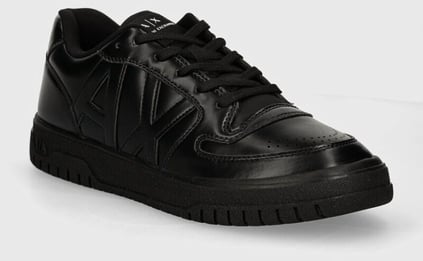 Armani Exchange Armani Exchange Erkek Marka Logolu Rahat Taban Günlük Siyah Sneaker XUX179 XV765-K001