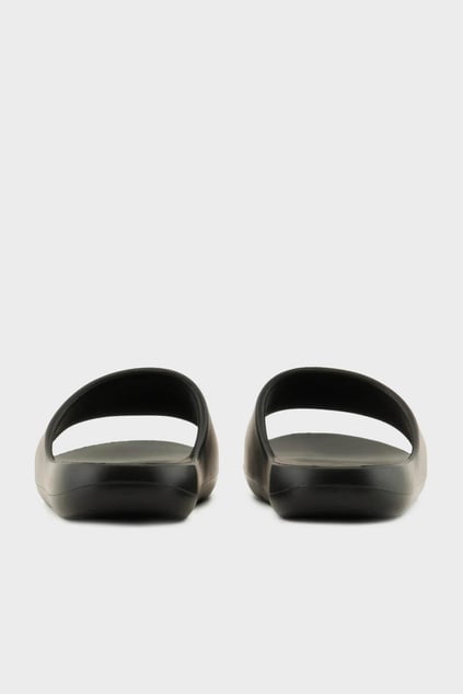 ARMANI EXCHANGE Armani Exchange Erkek Rahat Düz Taban AX Logolu Siyah-Beyaz Terlik XUP012 XV675-S277