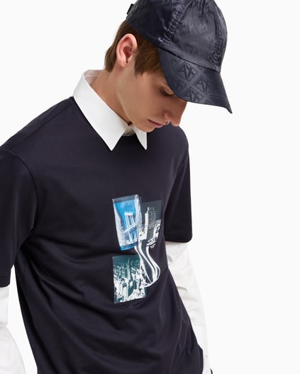 ARMANI EXCHANGE Armani Exchange Erkek Logo Detaylı Metal Tokalı Ayarlanabilir Siyah Spor Şapka XM000285 AF11895-UB101