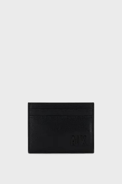 ARMANI EXCHANGE Armani Exchange Erkek Kart Bölmeli Deri Siyah Cüzdan 958053 3F892-00020