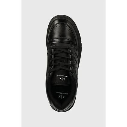 Armani Exchange Armani Exchange Erkek Marka Logolu Rahat Taban Günlük Siyah Sneaker XUX179 XV765-K001