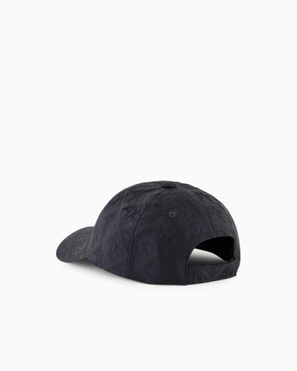 ARMANI EXCHANGE Armani Exchange Erkek Logo Detaylı Metal Tokalı Ayarlanabilir Siyah Spor Şapka XM000285 AF11895-UB101