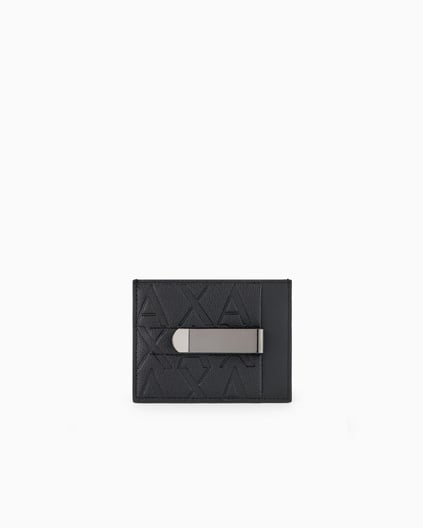 ARMANI EXCHANGE Armani Exchange Erkek Para Klipsili Ton Sür Ton Logolu Siyah Cüzdan XM000880 AF12133-UC001