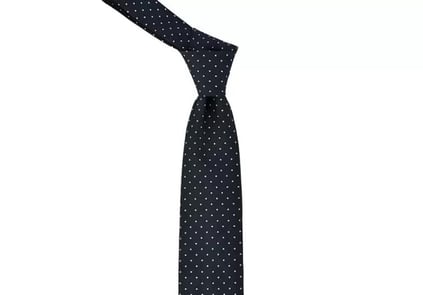 BOSS  BOSS Erkek %100 İpek Mikro Desenli Lacivert Kravat 50545600-404