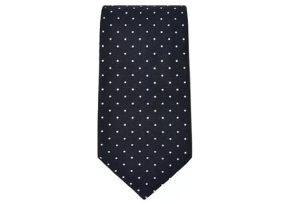 BOSS  BOSS Erkek %100 İpek Mikro Desenli Lacivert Kravat 50545600-404