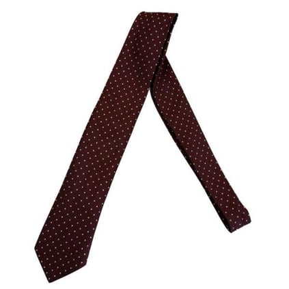 BOSS  BOSS Erkek %100 İpek Mikro Desenli Bordo Kravat 50545600-620