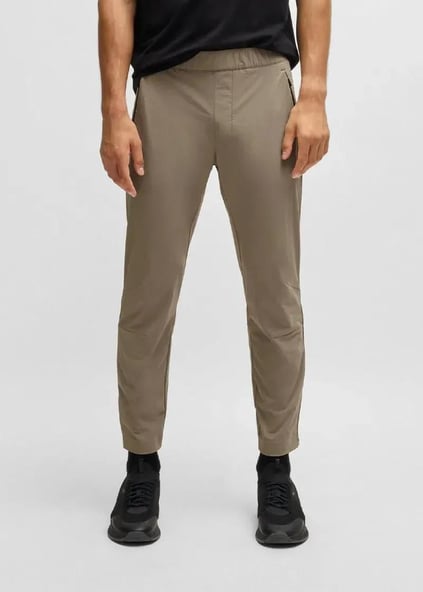 BOSS BOSS Erkek Dokuma Kumaş  Normal Bel  Düz Model Yeşil Pantolon 50529668-334