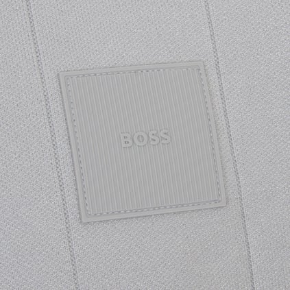 BOSS BOSS Erkek Düğmeli Uzun Kollu Hakim Yaka Gri Kazak 50528782-054