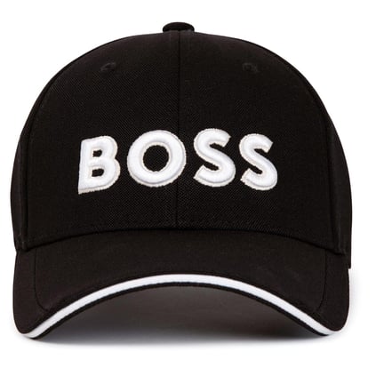 BOSS BOSS Erkek Logolu Ayarlanabilir Tokalı Siyah Spor Şapka 50519247-005