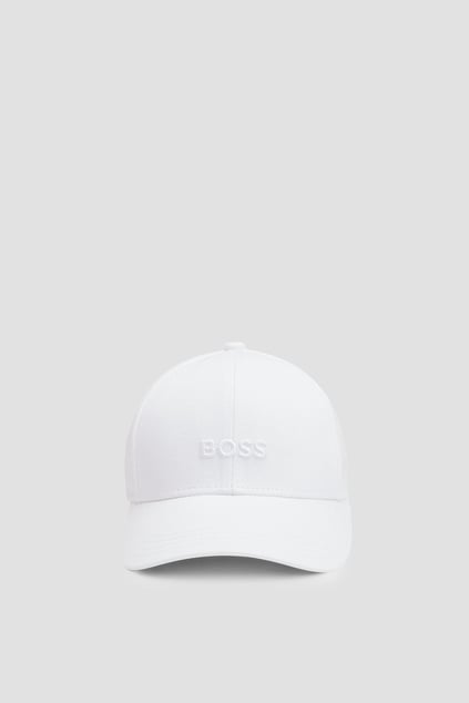 BOSS BOSS Erkek Logolu Ayarlanabilir Tokalı Beyaz1 Spor Şapka 50495121-100