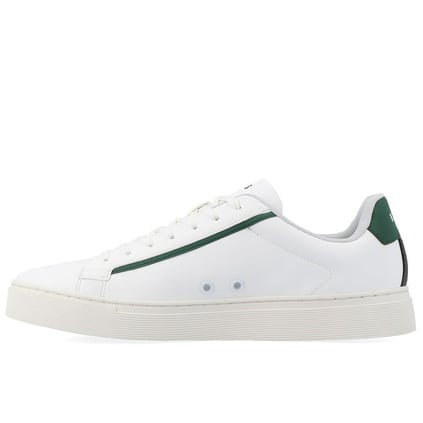 BOSS BOSS Erkek Marka Logolu Bağcıklı Kaydırmaz Tabanlı Günlük Yeşil - Beyaz Sneaker 50502869-130
