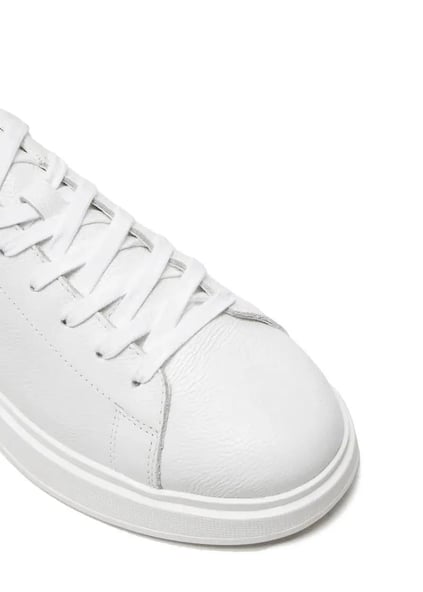 BOSS BOSS Erkek Marka Logolu Bağcıklı Kaydırmaz Tabanlı Günlük Beyaz Sneaker 50529543-100