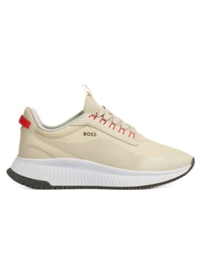 BOSS BOSS Erkek Marka Logolu Bağcıklı Kaydırmaz Tabanlı Günlük 276 Sneaker 50529544-276