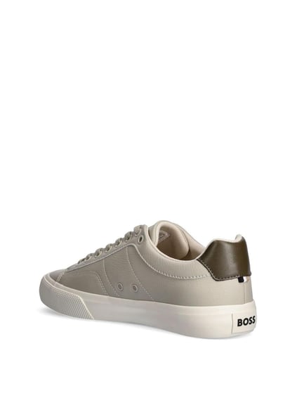 BOSS BOSS Erkek Marka Logolu Rahat Taban Günlük Bej Sneaker 50522833-271