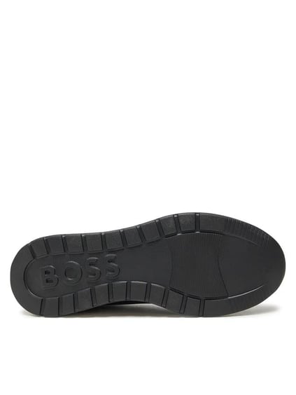 BOSS BOSS Erkek Marka Logolu Rahat Taban Bağıcıklı Lacivert Sneaker 50529502-410