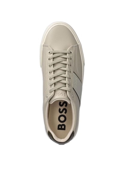 BOSS BOSS Erkek Marka Logolu Rahat Taban Günlük Bej Sneaker 50522833-271