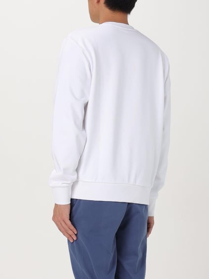 BOSS BOSS Erkek Marka Logolu Uzun Kollu Bisiklet Yaka Günlük Beyaz Sweatshirt 50524360-100