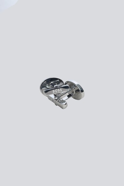 BOSS BOSS Erkek Monogram Logo Detaylı Lacivert Kol Düğmesi 50544116-410