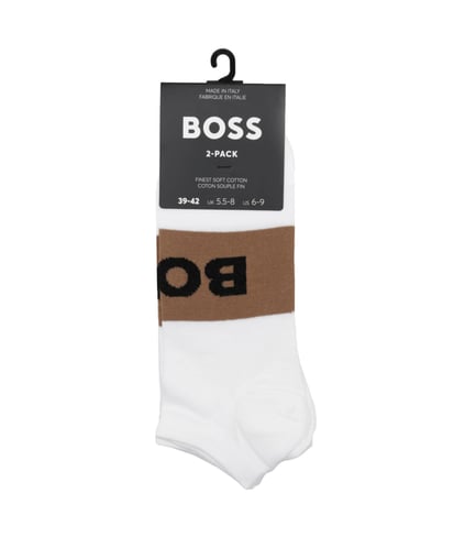 BOSS BOSS Erkek Rahat Tabanlı Boss Logolu Beyaz1 Çorap 50469720-101